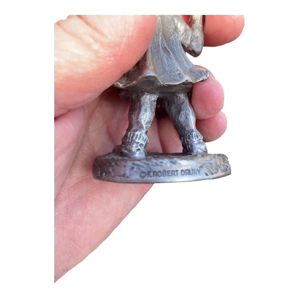 International Pewter Figurine NurseTemperature’s Normal K Robert Drury vintage